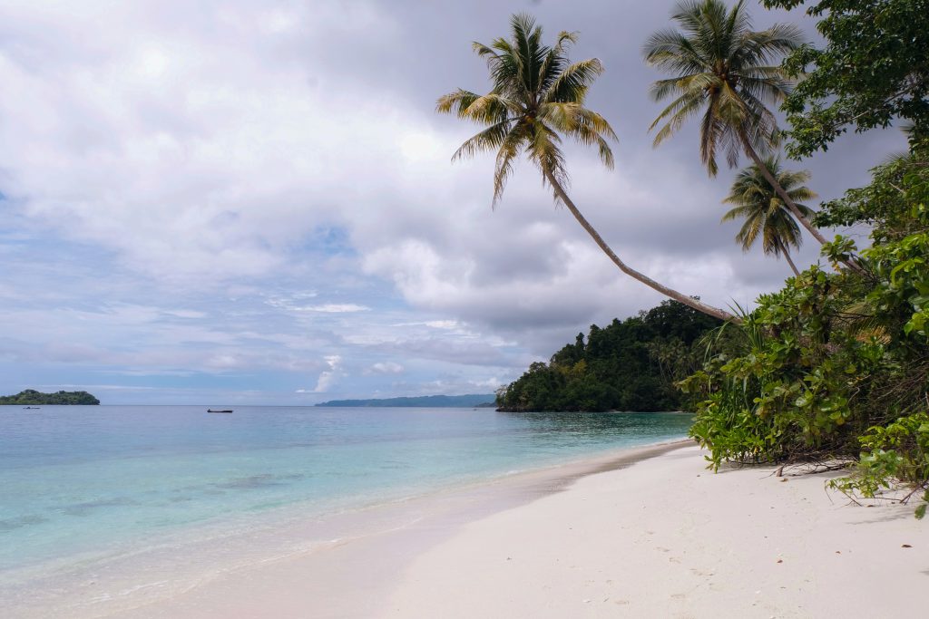 private beach Banggai Islands Sulawesi